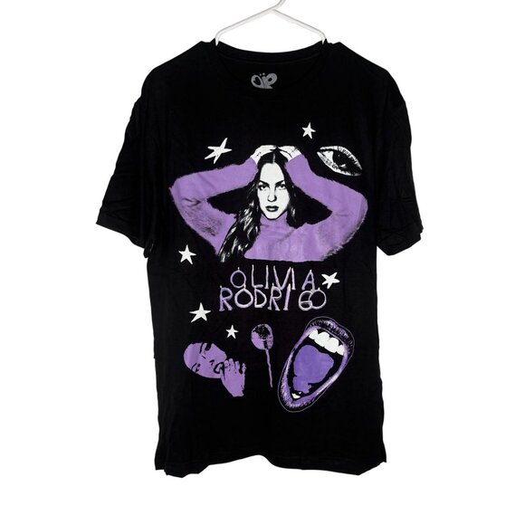 Olivia Rodrigo Band Concert Tee Black Size M NWOT - Picture 1 of 4